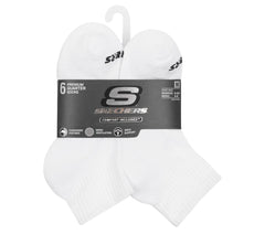 6 Pack Core Quarter Medium Socks | Skechers online shop