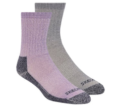 2 Pack Women's Crew Wool Socks | Skechers outlet