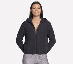 GO WALK Cozy Fit Diamond Jacket | Skechers on sale