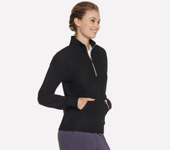 GO LUXE Rib 1/4 Zip | Skechers outlet