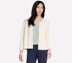 GO WALK Reflection Sweater Bomber | Skechers on sale