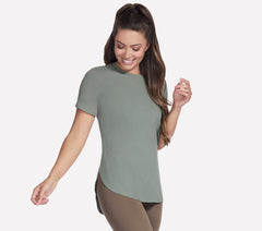 GO WALK Luxe Rib Tunic Tee | Skechers on sale