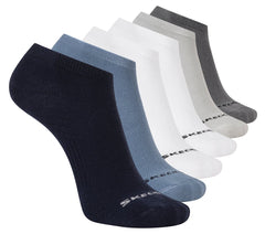 6 Pack Men's Low Cut Texture Knit Socks | Skechers discount