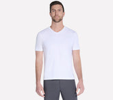 GO DRI Pima Short Sleeve V-Neck | Skechers near me