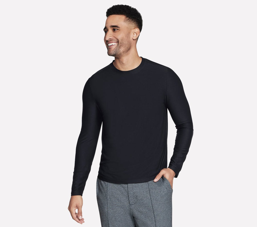 GO DRI All Day Long Sleeve Tee | Skechers online shop