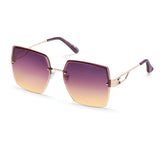 Oversized Rimless Square Sunglasses | Skechers discount