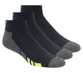 3 Pack Men's Half Terry Quarter Crew Socks | Skechers for sale