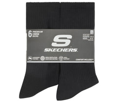 6 Pack Large Core Crew Socks | Skechers online shop