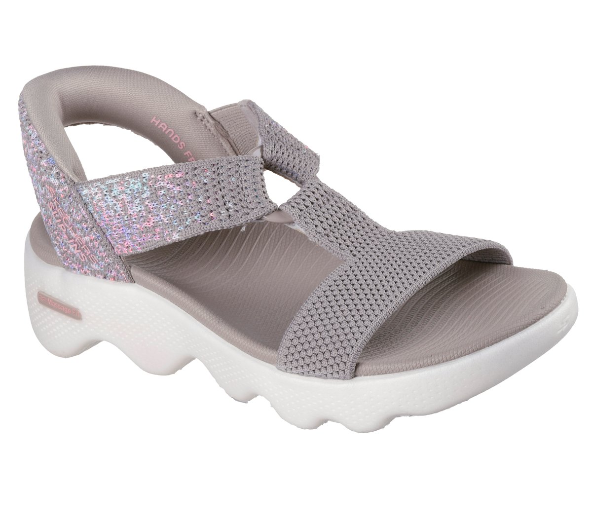 Skechers Slip-ins: GO WALK Massage Fit Sandal - Confetti Sky | Skechers near me