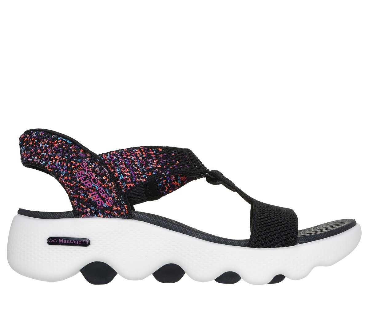 Skechers Slip-ins: GO WALK Massage Fit Sandal - Confetti Sky | Skechers near me