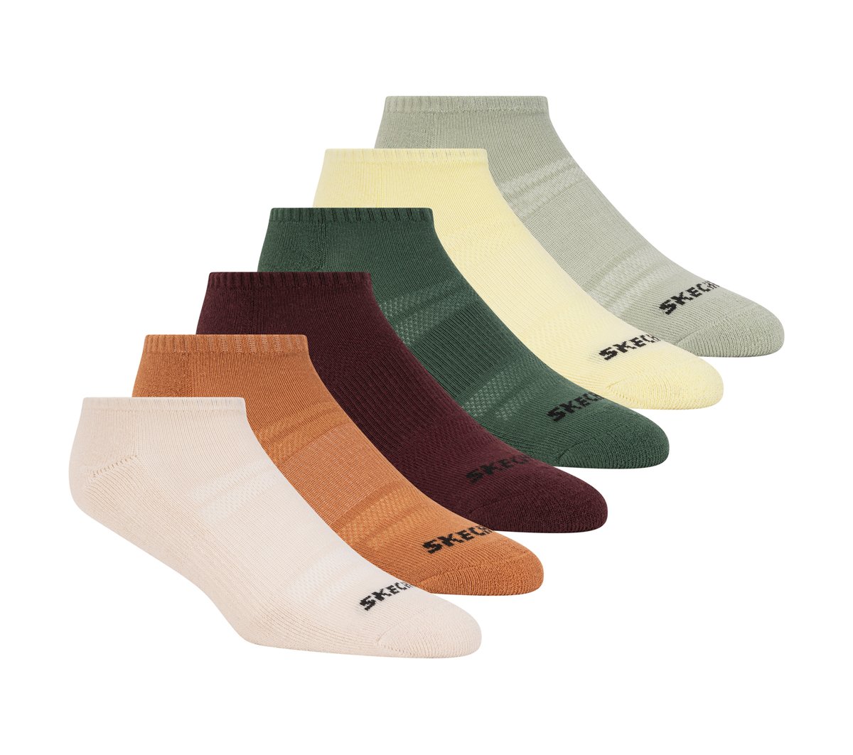 6 Pack Core Low Cut Medium Socks | Skechers outlet