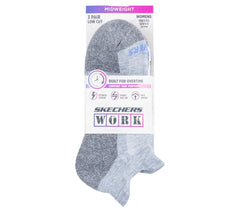 Work: Lowcut Heel Tab Socks - 3 Pack | Skechers discount