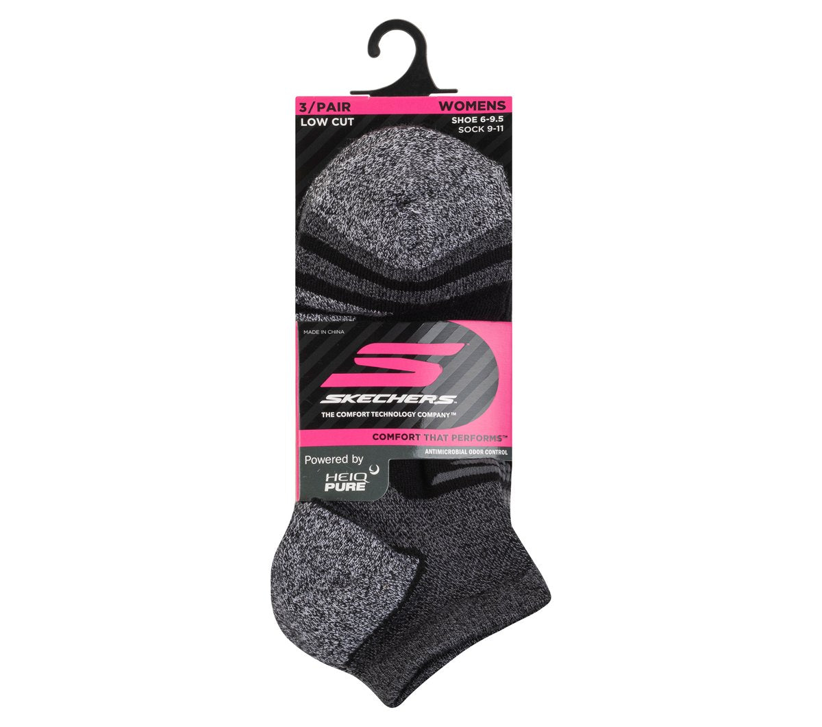 3 Pack Women's Performance Low Cut Running Socks | Skechers discount