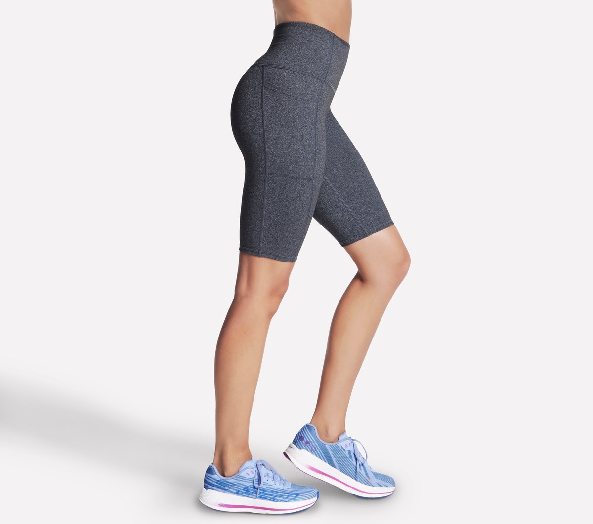 GO WALK High Waisted 10 Inch Bike Short | Skechers online shop