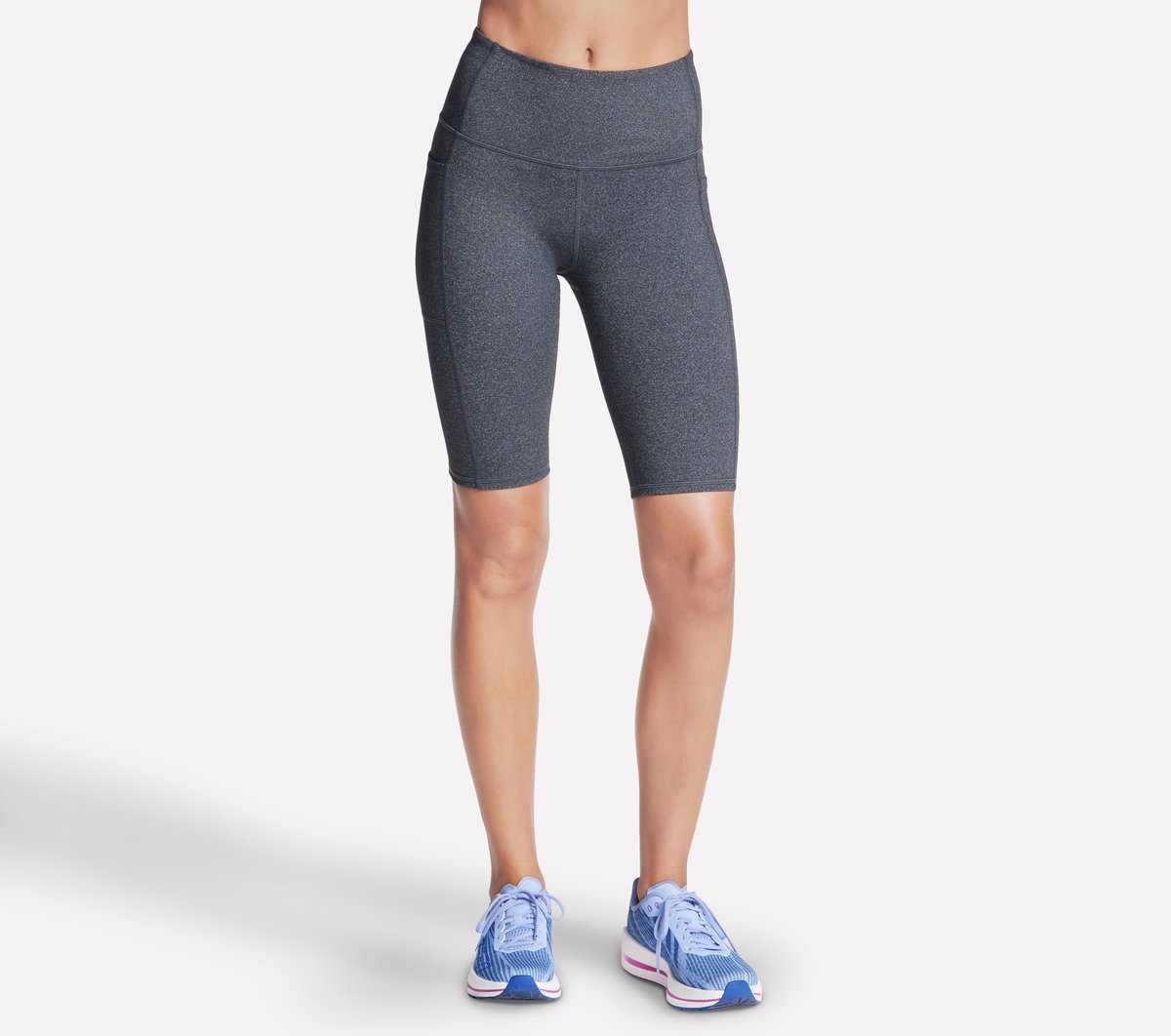 GO WALK High Waisted 10 Inch Bike Short | Skechers online shop
