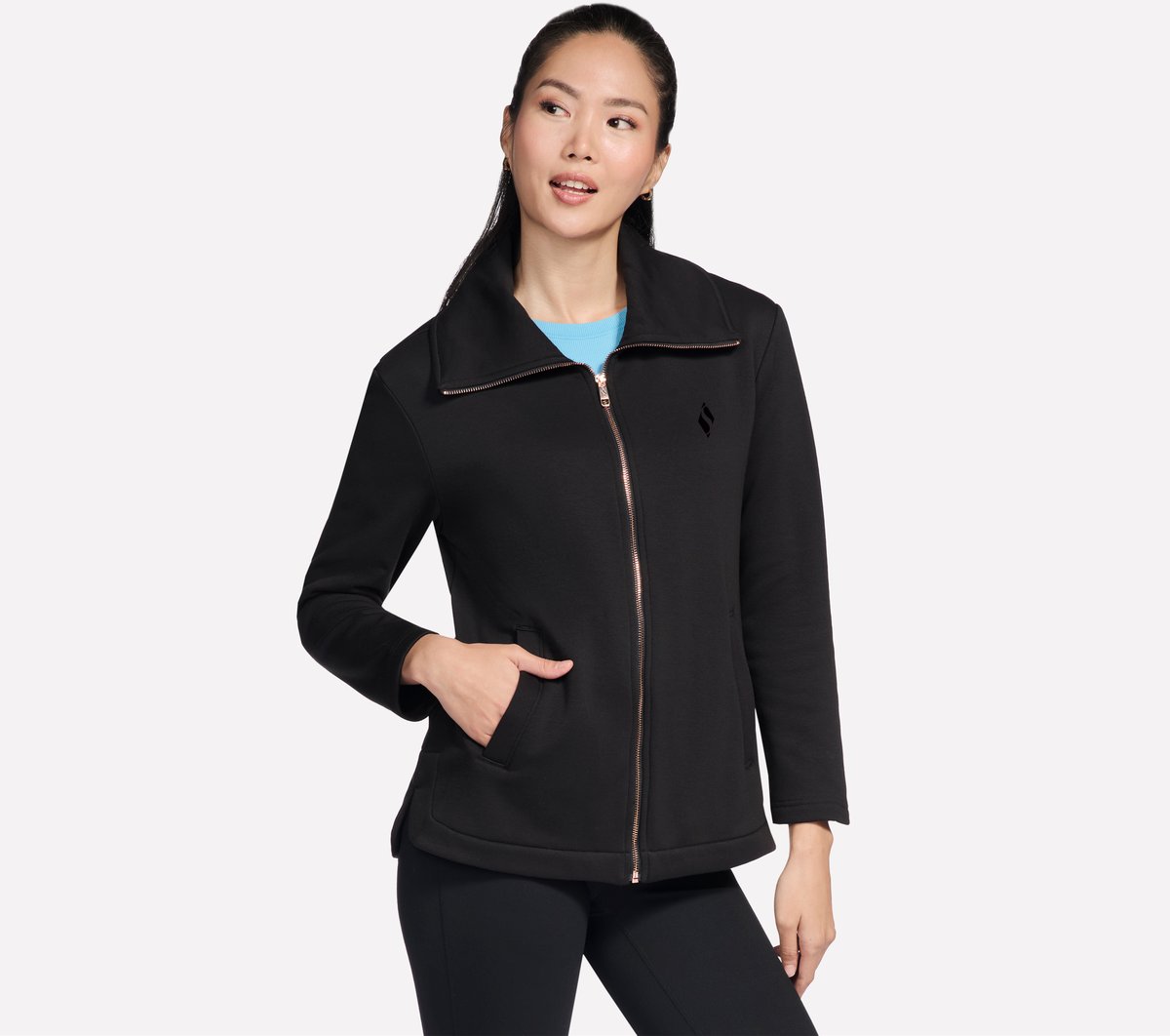 GO SNUGGLE Tunic Full Zip Jacket | Skechers near me