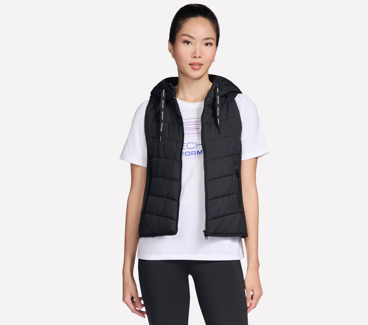 Performance Elite Cozy Fit Hooded Vest | Skechers on sale