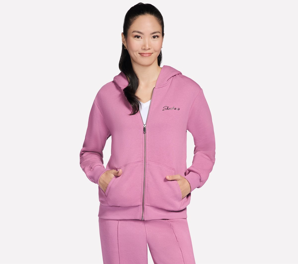 SKECH SWEATS Signature Full Zip Hoodie | Skechers outlet