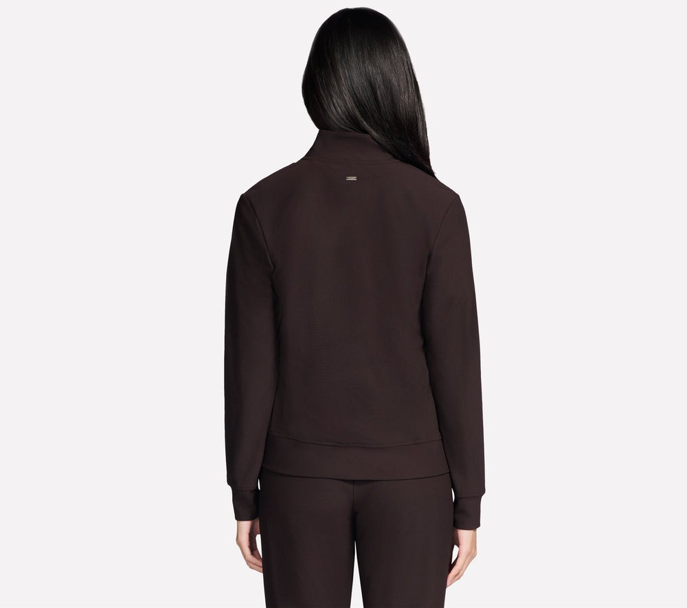 GO Luxe Rib Everyday Full Zip Jacket | Skechers for sale