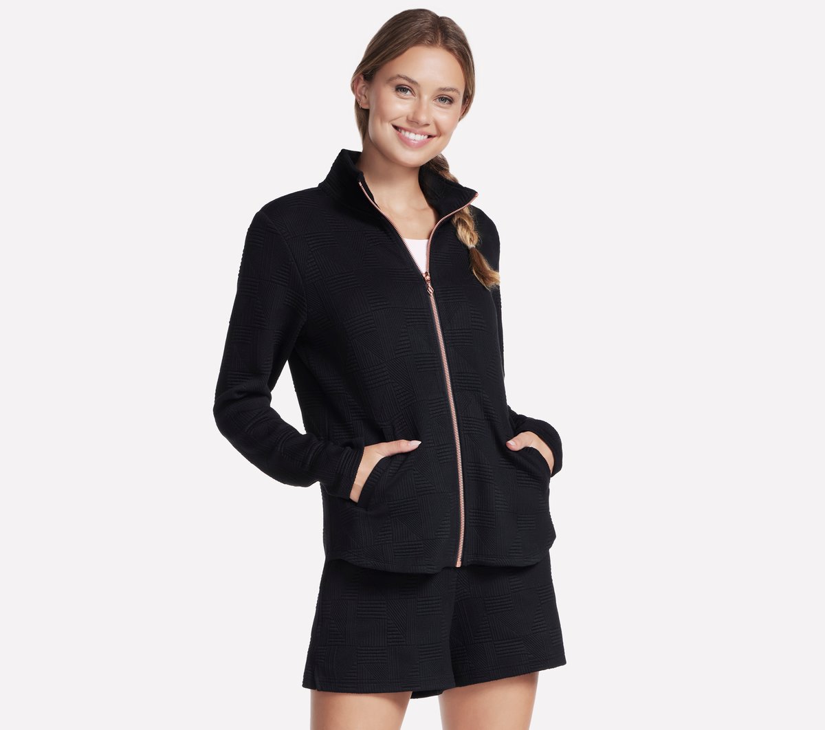 Diamond Ottoman Jacket | Skechers near me