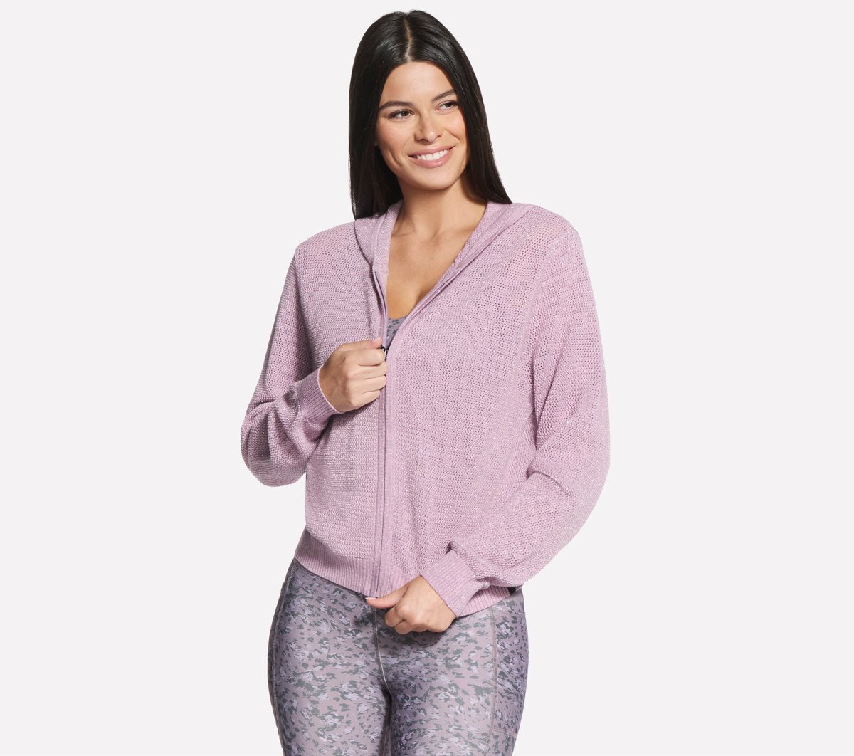 Shine Hooded Full Zip Jacket | Skechers near me