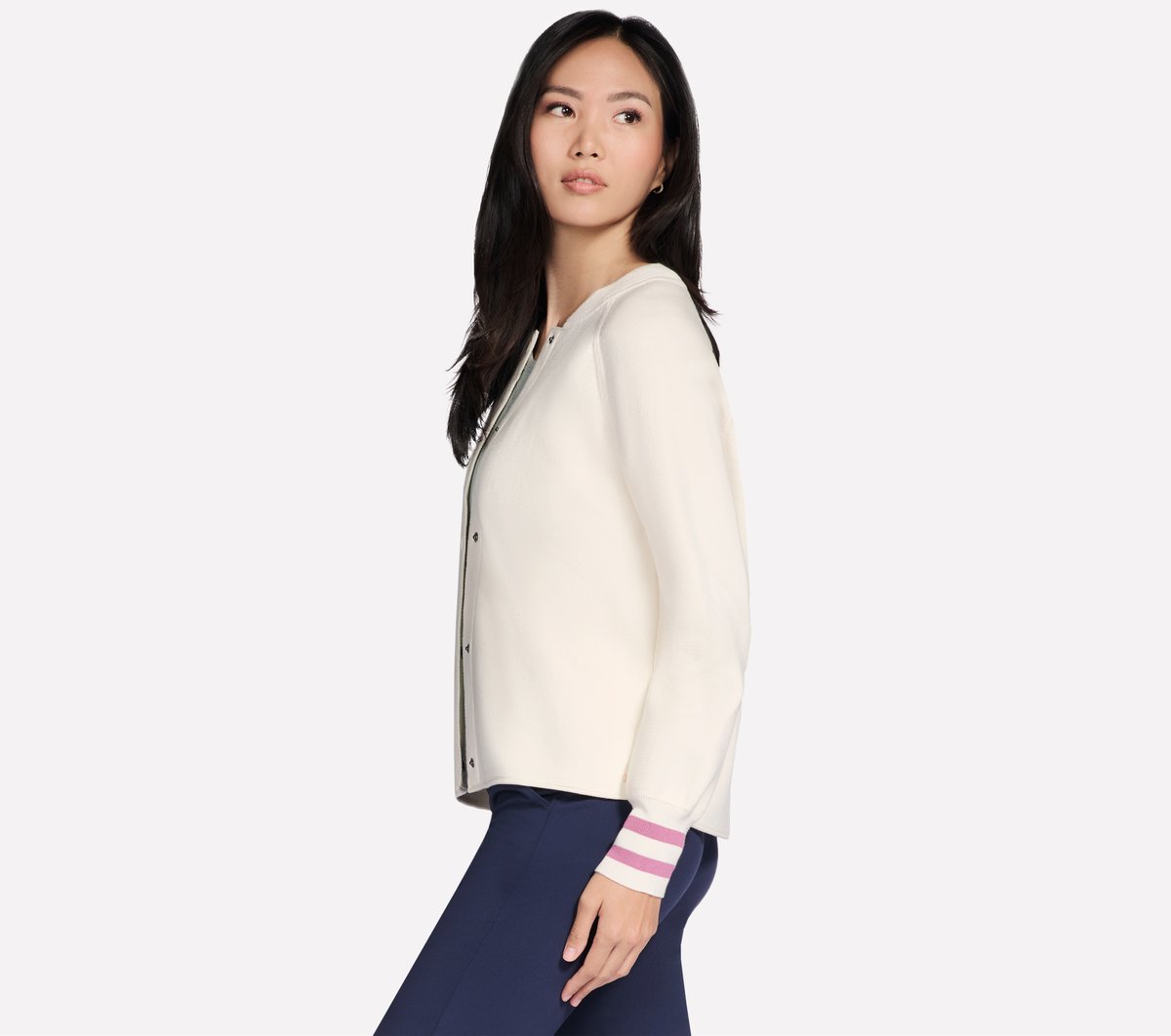 GO WALK Reflection Sweater Bomber | Skechers on sale