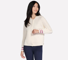 GO WALK Reflection Sweater Bomber | Skechers on sale