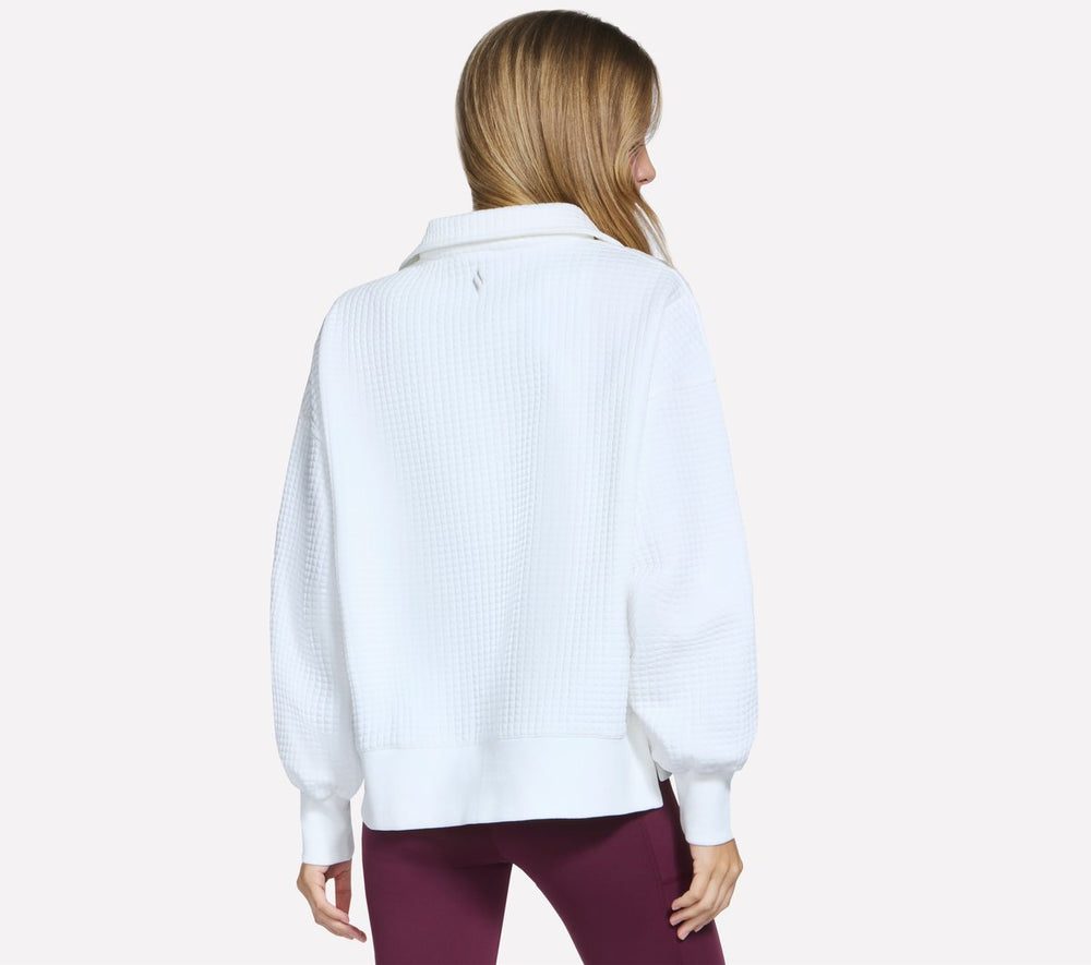 Downtown Cozy Fit Collared Long Sleeve | Skechers for sale