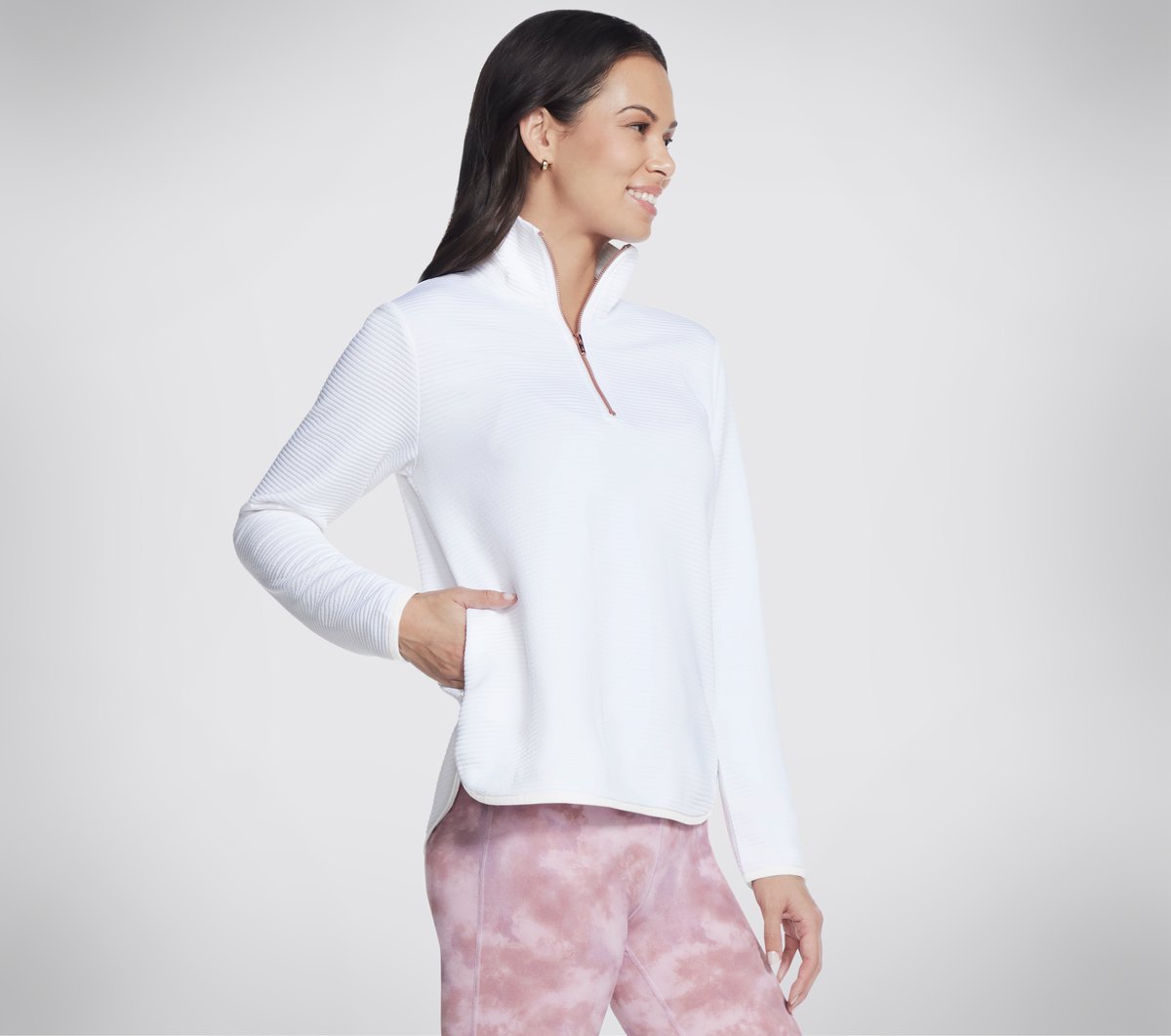 Soft Knit Ottoman 1/4 Zip | Skechers outlet