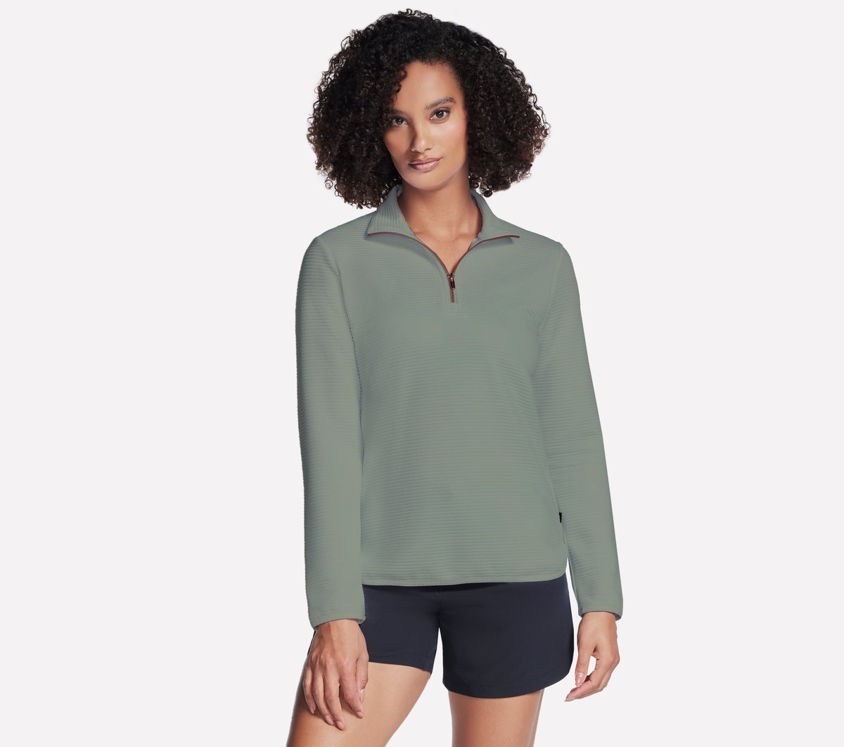 Soft Knit Ottoman 1/4 Zip | Skechers outlet