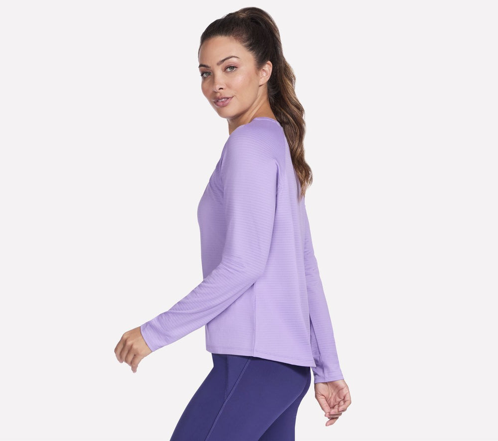 GO DRI Stride Long Sleeve Crew | Skechers on sale