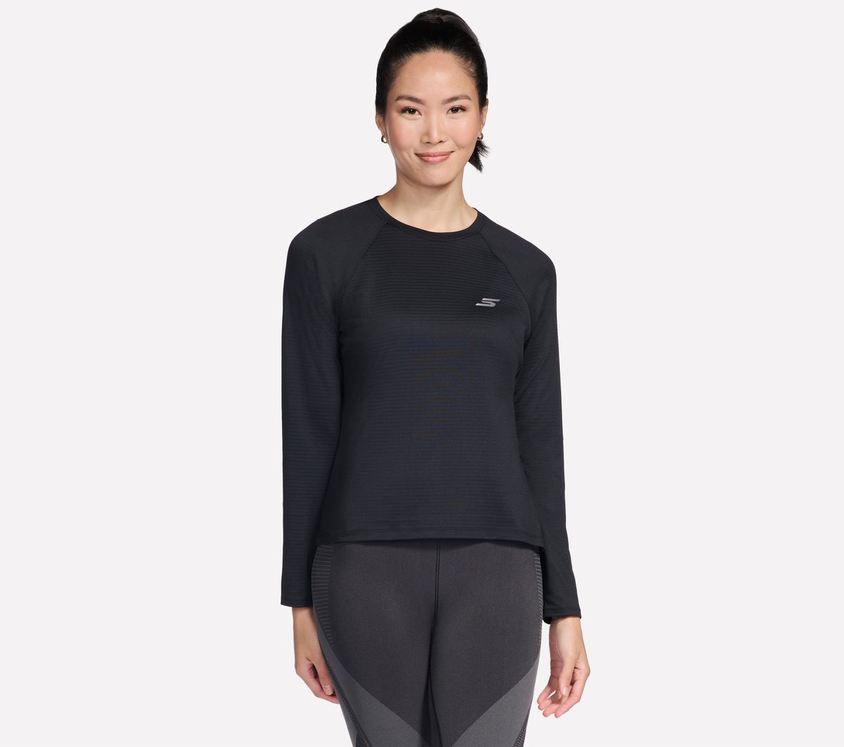 GO DRI Stride Long Sleeve Crew | Skechers on sale