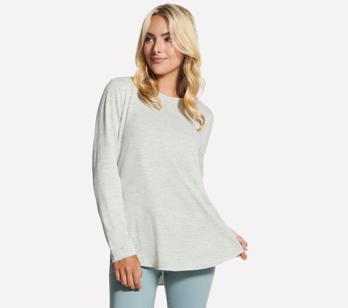 GO DRI Swift Stripe Long Sleeve | Skechers discount