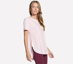 GO DRI Swift Stripe Tunic Tee | Skechers outlet