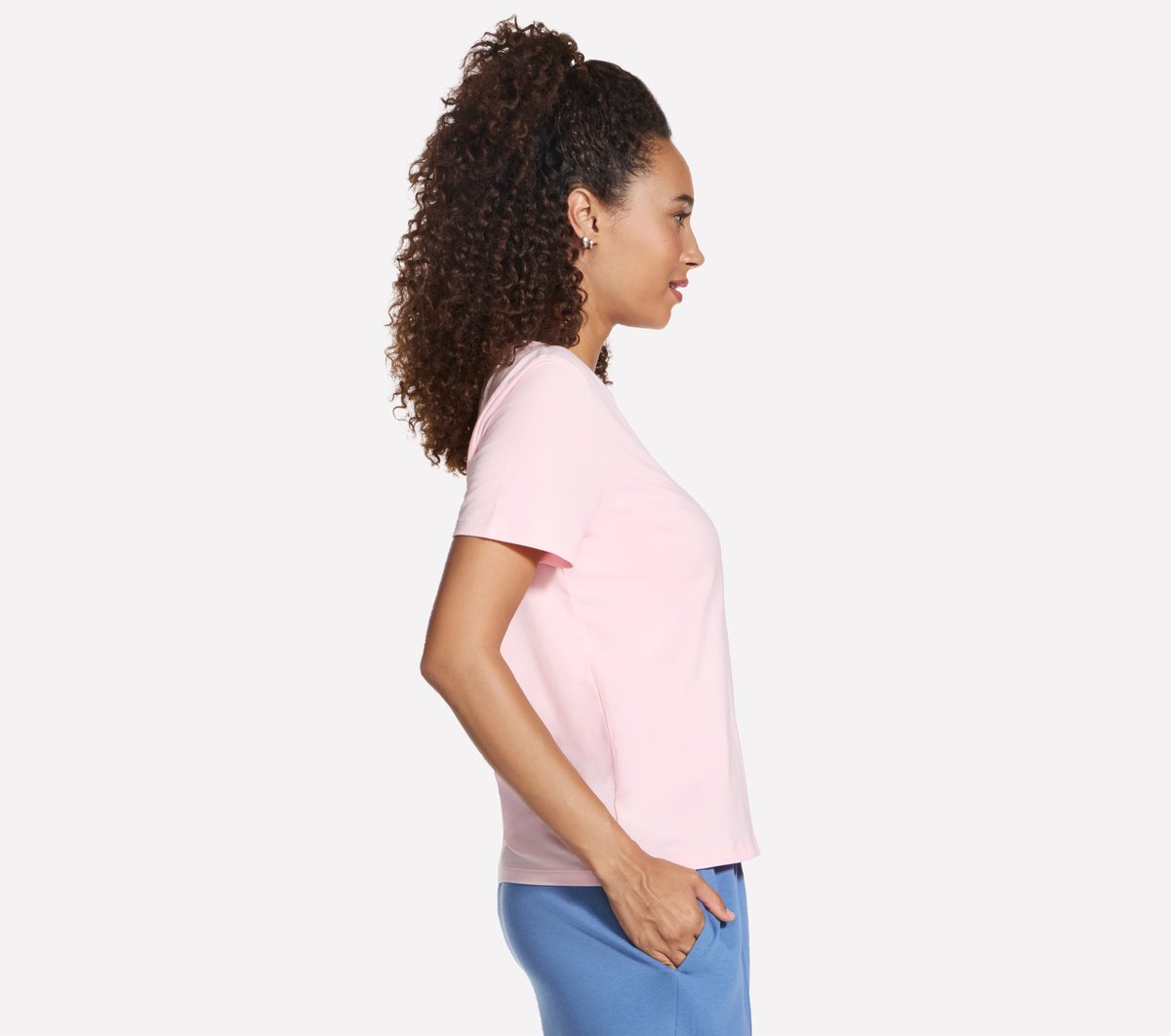 Pima V-Neck Tee | Skechers near me
