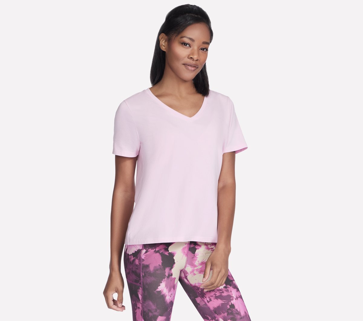Pima V-Neck Tee | Skechers near me