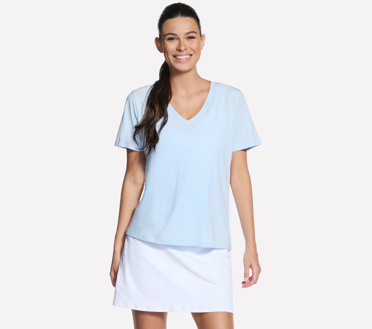 Pima V-Neck Tee | Skechers near me