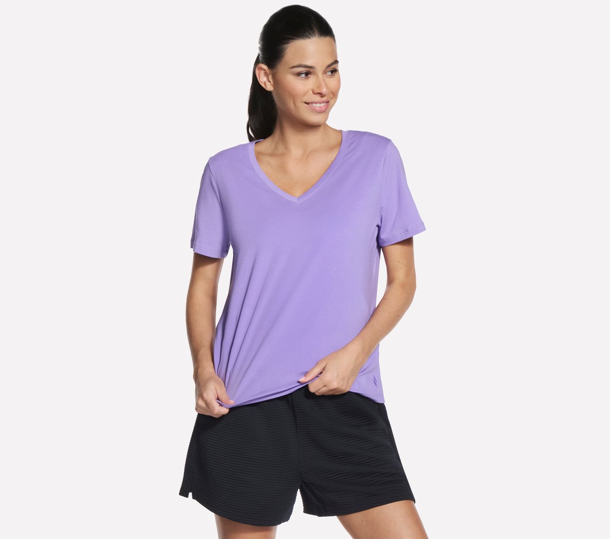 Pima V-Neck Tee | Skechers near me
