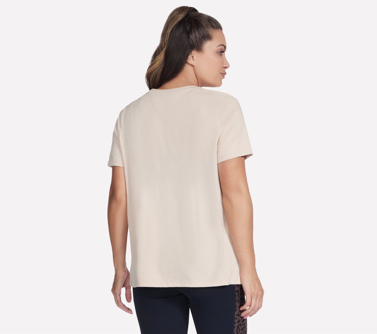 Diamond Cheetah Short Sleeve Tee | Skechers outlet