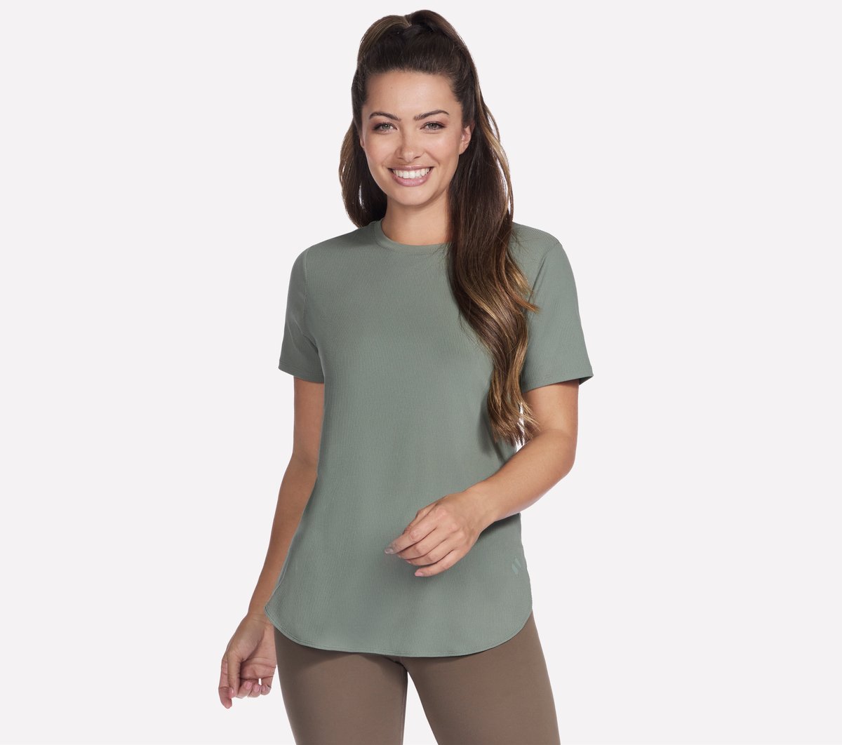 GO WALK Luxe Rib Tunic Tee | Skechers on sale