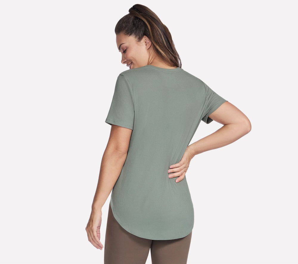 GO WALK Luxe Rib Tunic Tee | Skechers on sale