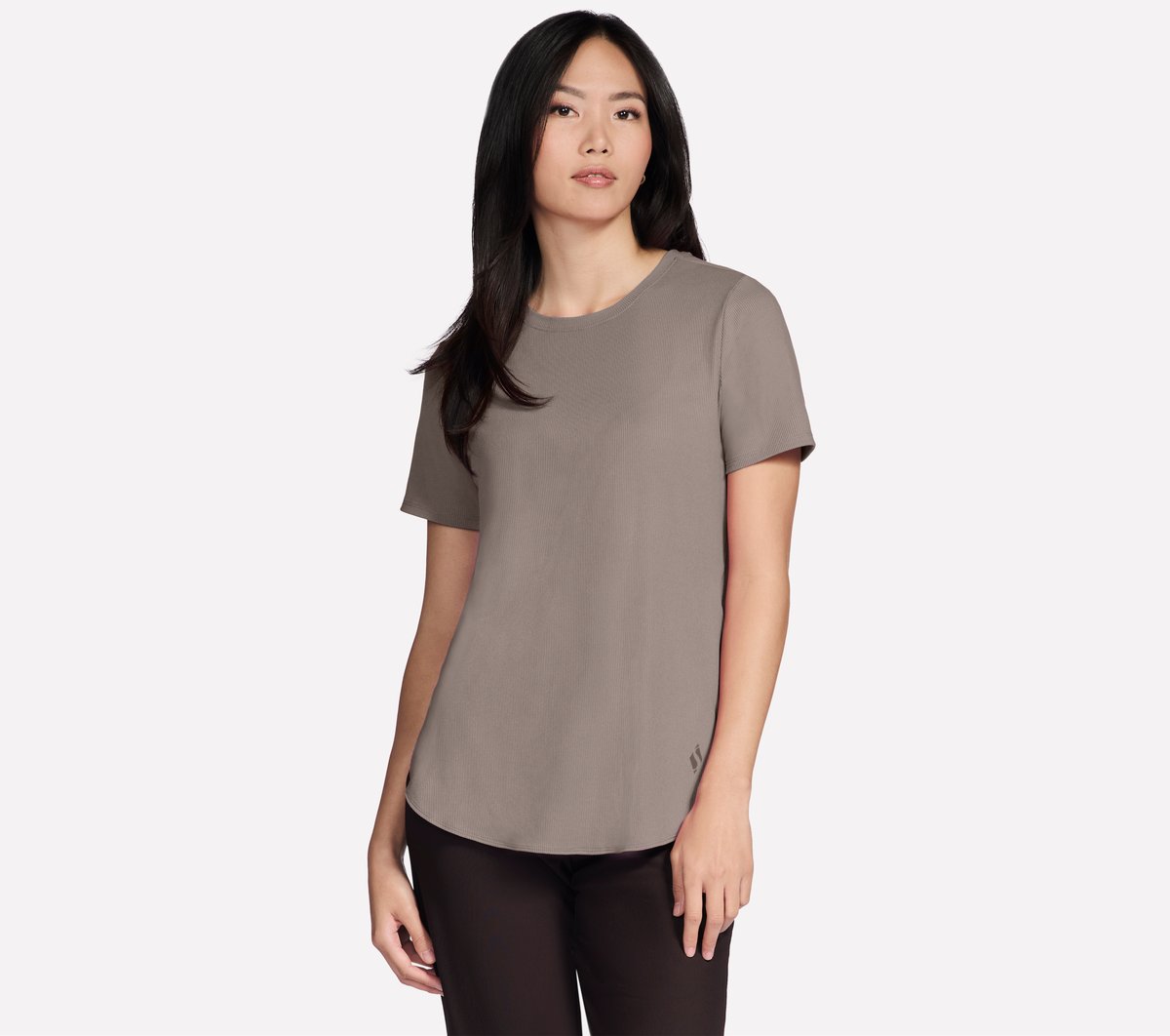 GO WALK Luxe Rib Tunic Tee | Skechers on sale
