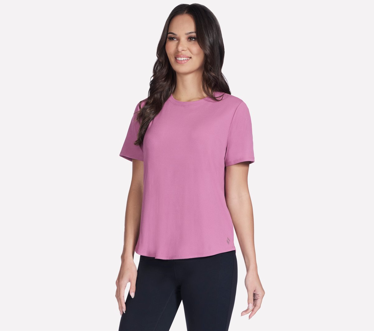GO WALK Luxe Rib Tee | Skechers for sale