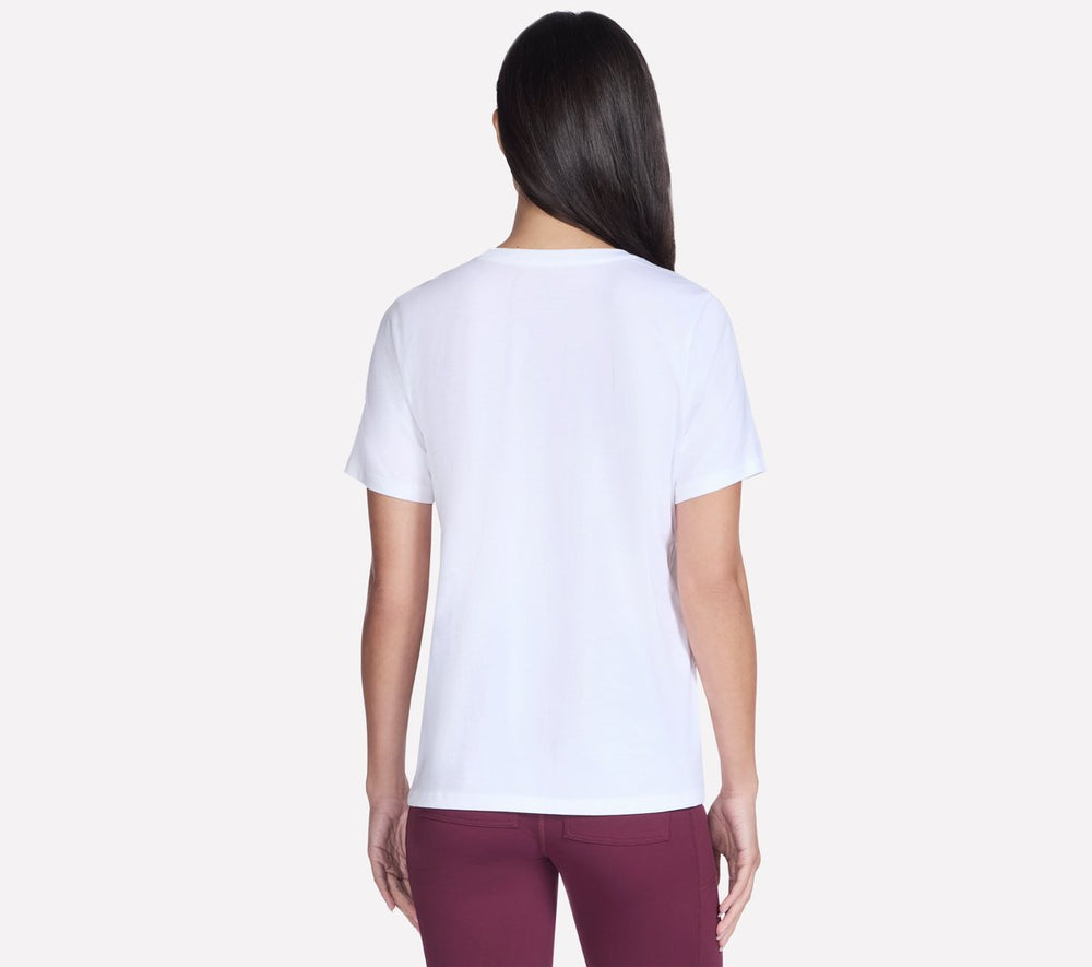 Floral Diamond Short Sleeve Tee | Skechers near me