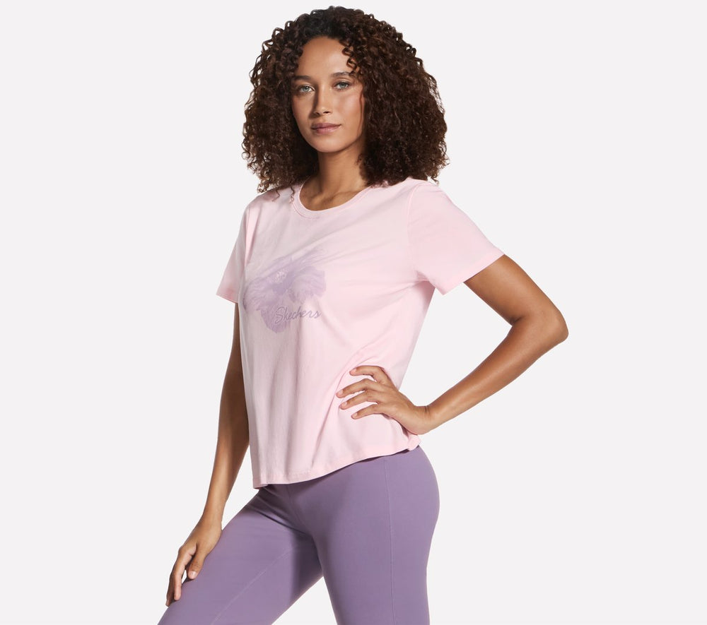 Hibiscus Short Sleeve Tee | Skechers on sale