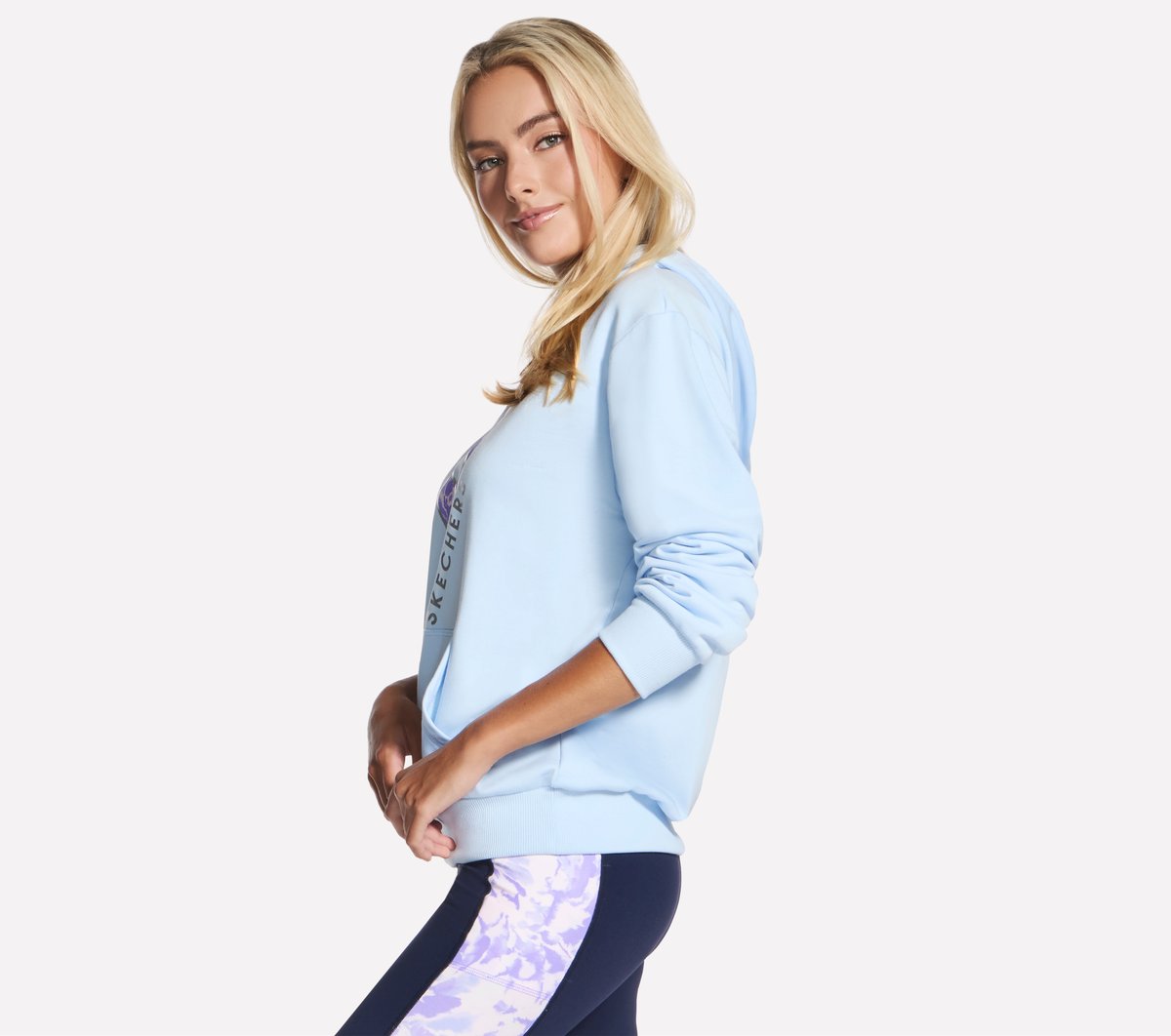 Floral Diamond Pullover Hoodie | Skechers outlet