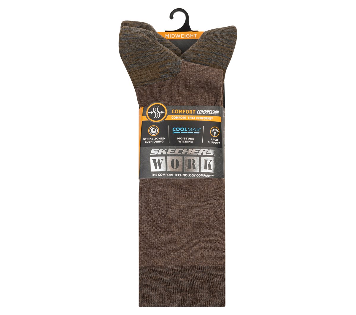 Work: 3 Pack Men's Over Calf Compression Socks | Skechers outlet