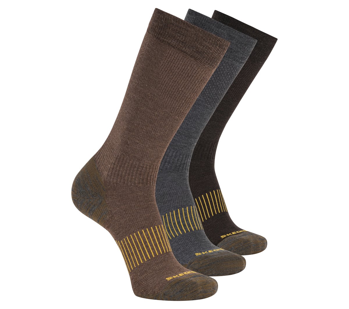 Work: 3 Pack Men's Over Calf Compression Socks | Skechers outlet