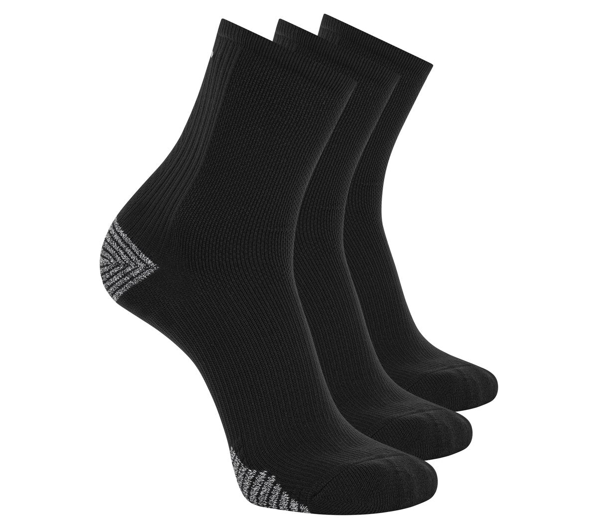 3 Pack Men's Performance Running High Quarter Socks | Skechers discount