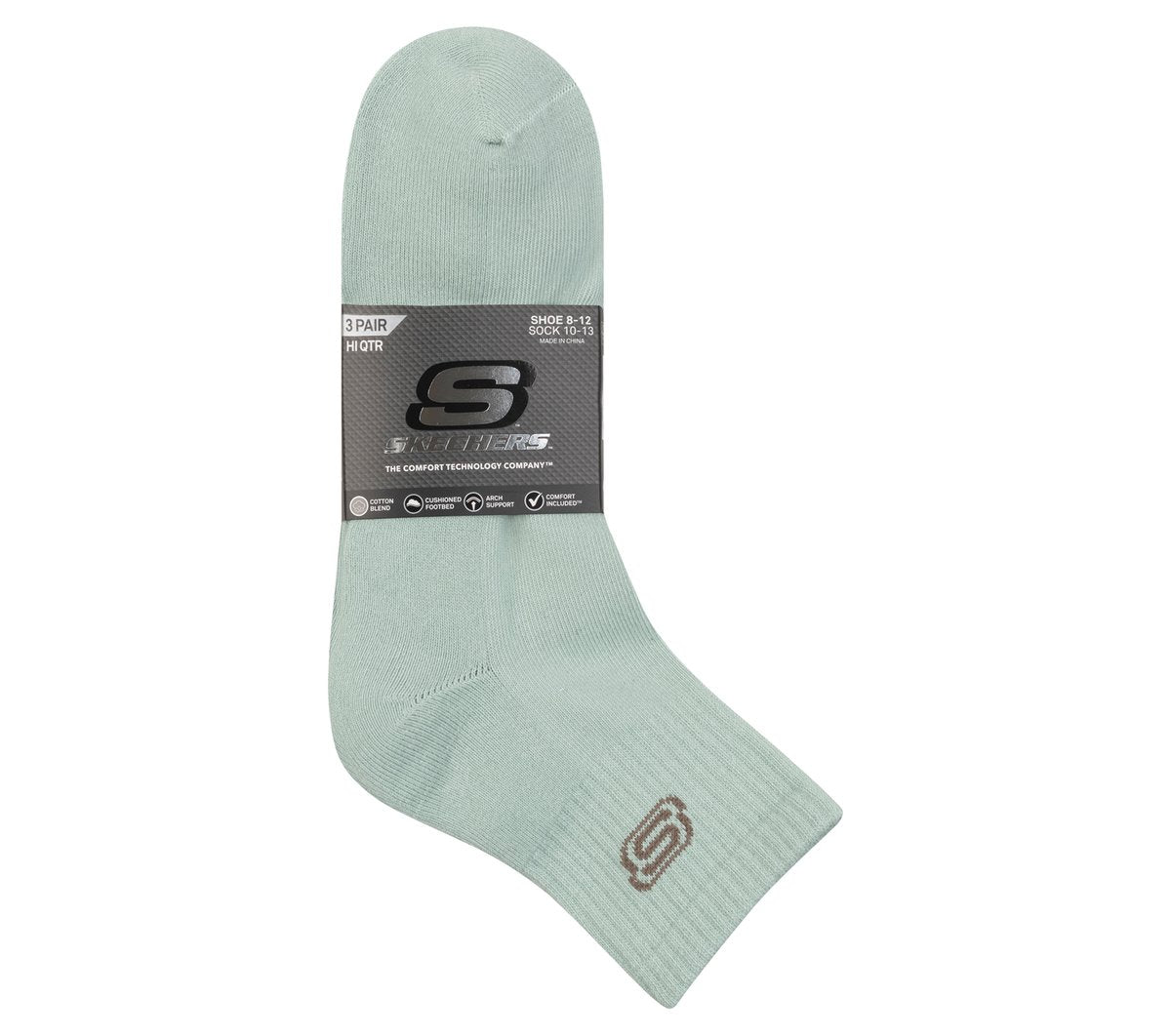 3 Pack Men's Lifestyle Quarter Socks | Skechers discount